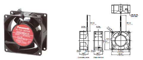 diagram of panasonic ac fan