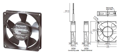 diagram of panasonic ac fan