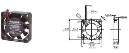 diagram of panasonic dc fan