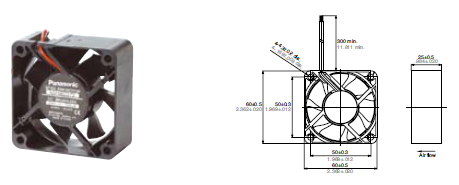 diagram of panasonic dc fan