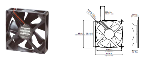diagram of panasonic dc fan