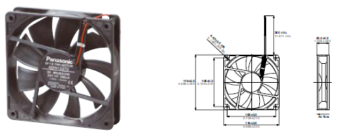 diagram of panasonic dc fan